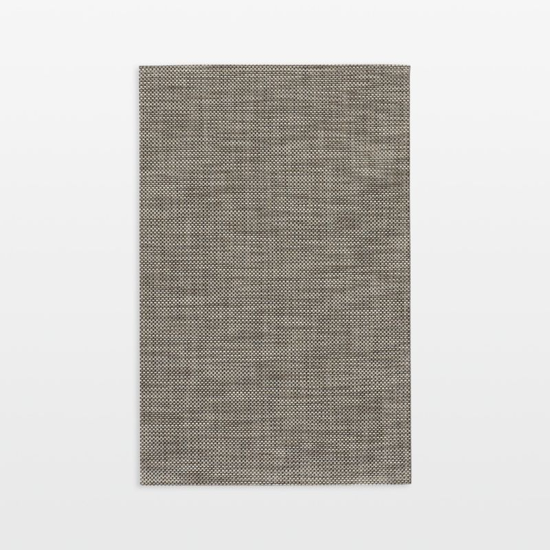 Chilewich ® Basketweave Oyster Woven Indoor/Outdoor Floormat 26"x72"