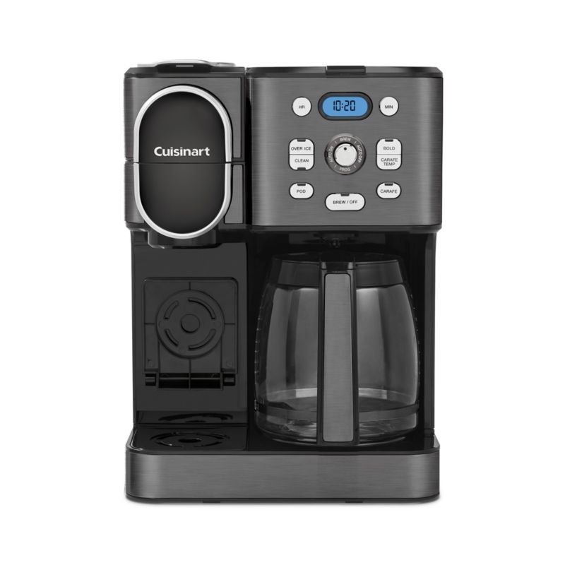 Cuisinart ® Coffee Center ® Black Stainless Steel 12-Cup Coffee Maker and Single Brewer