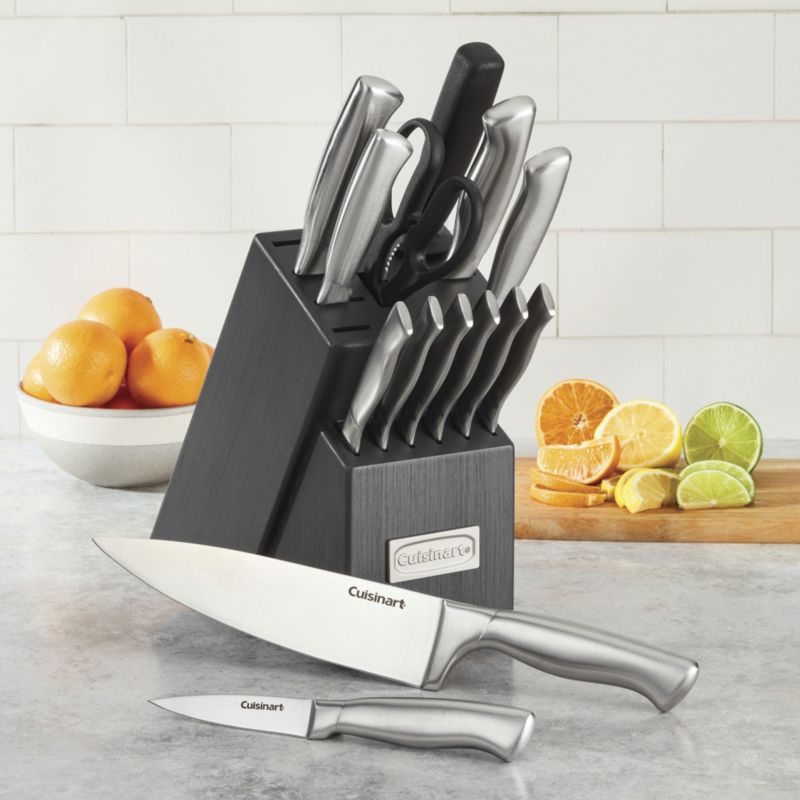 Cuisinart ® Stainless Steel Hollow Handle 15-Piece Knife Block Set