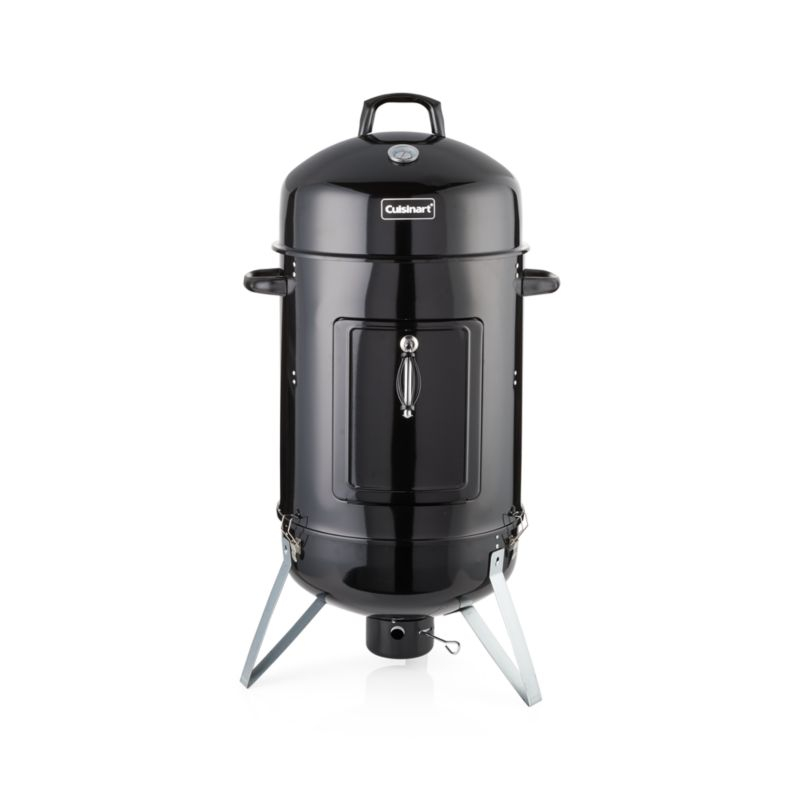 Cuisinart ® 18" Black Vertical Outdoor Charcoal Smoker