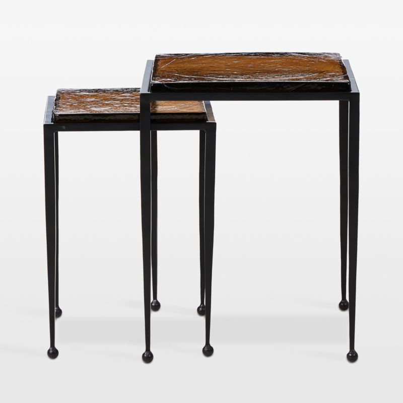 Capa Nesting Side Tables (Set of 2) - Black