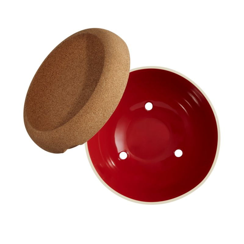 Emile Henry Burgundy Deep Fruit Storage Bowl