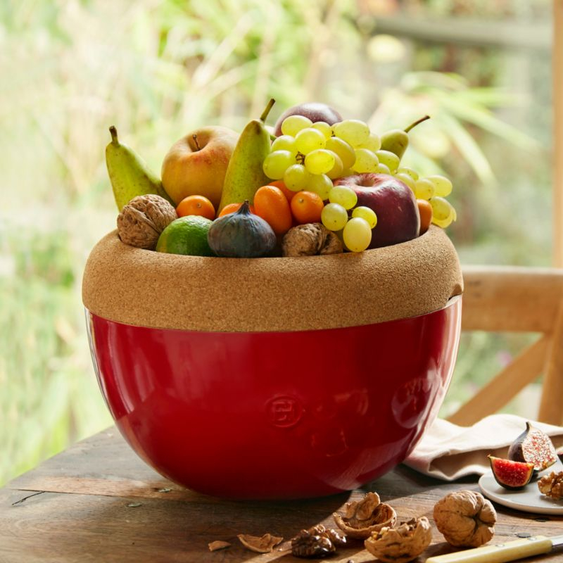 Emile Henry Burgundy Deep Fruit Storage Bowl