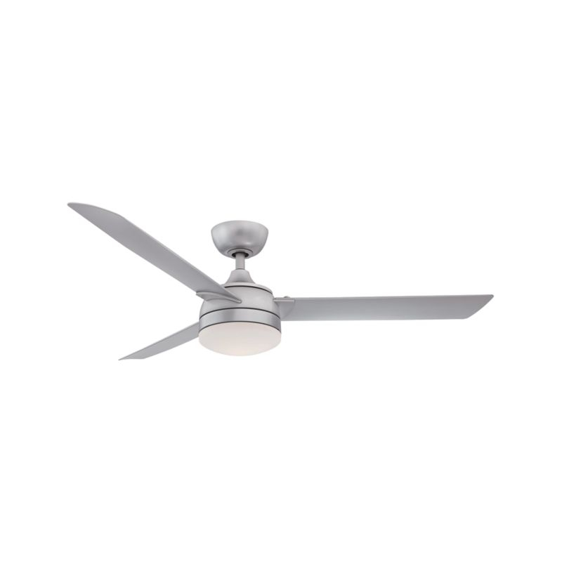 Alya Indoor / Outdoor Ceiling Fan + Light - Silver