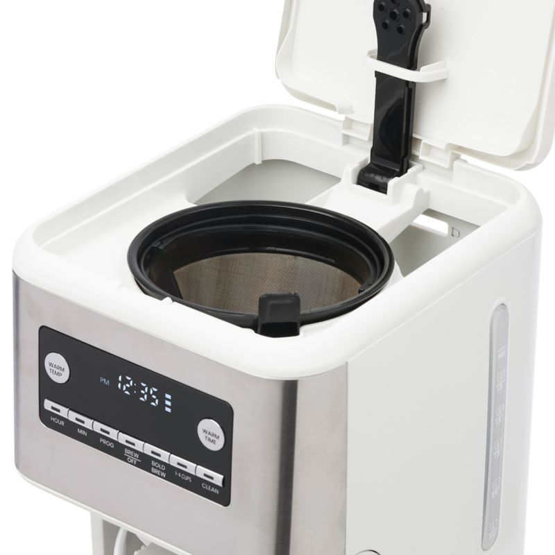 HADEN Generous Brew White 14-Cup Drip Coffee Maker