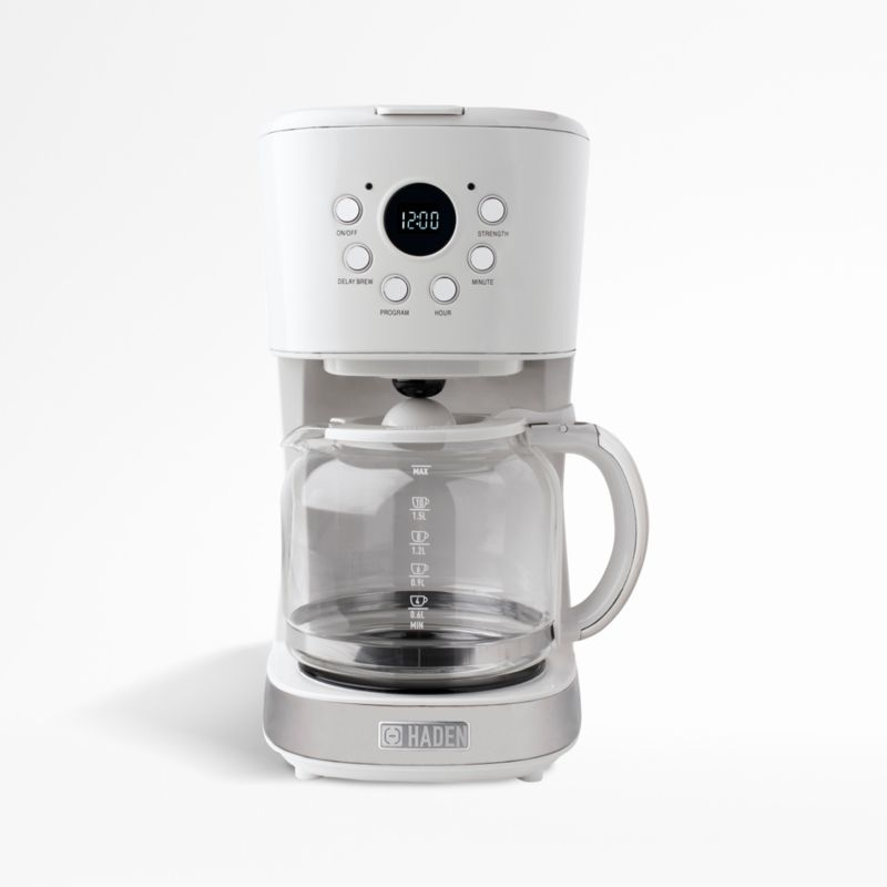 HADEN Ivory Programmable Drip Coffee Maker