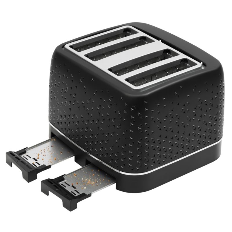 HADEN Starbeck Black 4-Slice Toaster