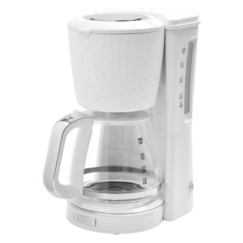 HADEN Starbeck White Drip Coffee Maker