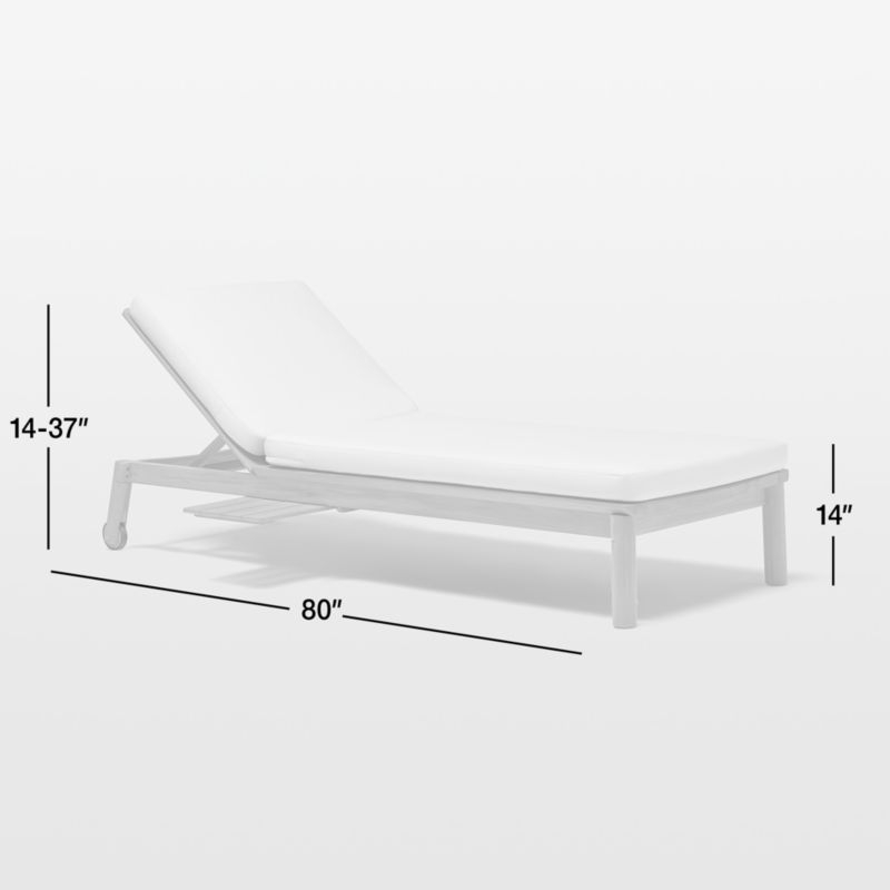Neighbor ™ Haven Coal Outdoor Chaise Lounge
