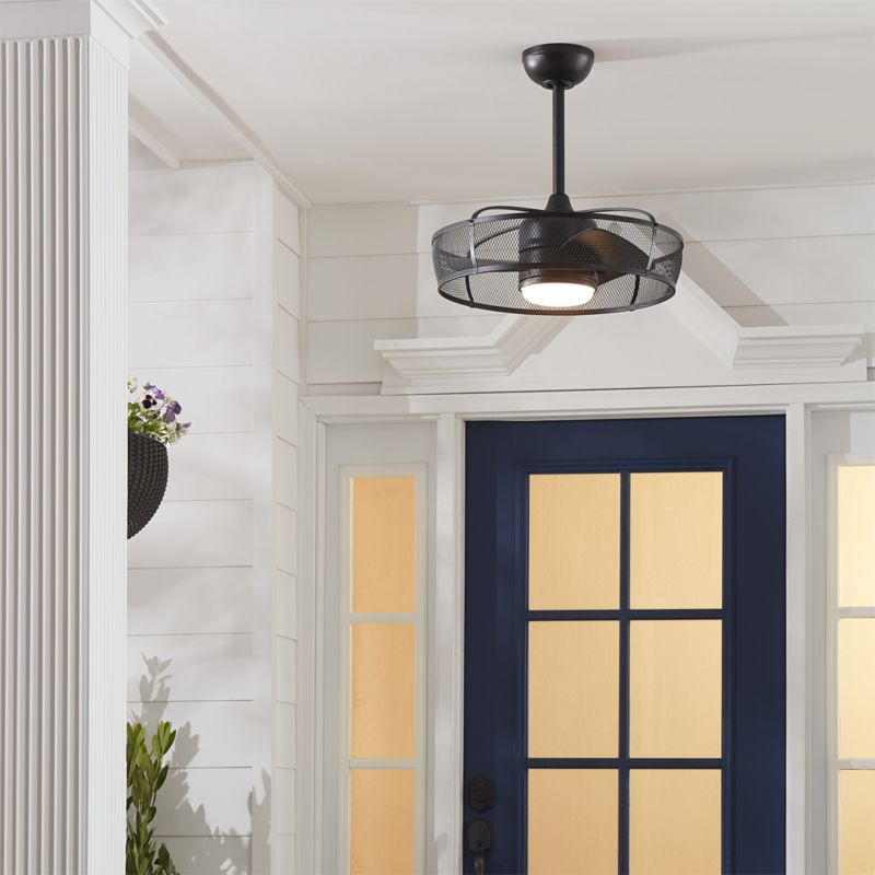 Fanimation Henry 20 Black Indoor/Outdoor Ceiling Fan