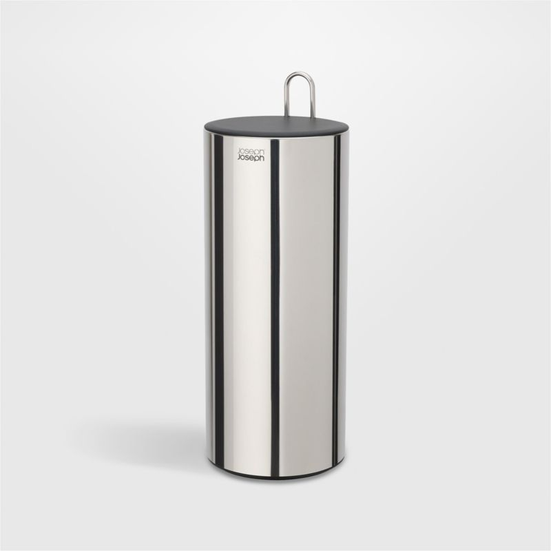 Joseph Joseph EasyStore Luxe Stainless Steel Toilet Roll Holder