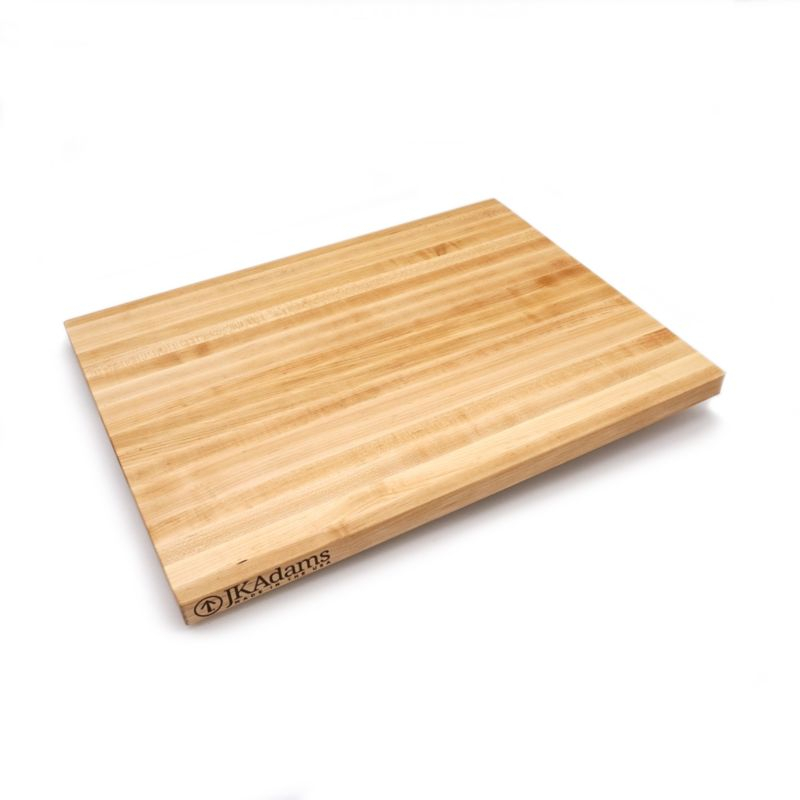 JK Adams Professional Edge Grain Maple Cutting Board, 24"x18"x1.5"