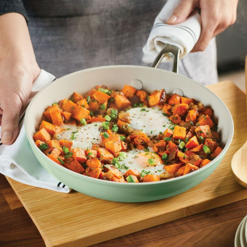 KitchenAid ® Pistachio Hard-Anodized Ceramic Non-Stick 10-Piece Cookware Set