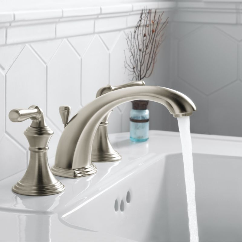Kohler ® Devonshire ® Widespread Brushed Nickel Bathroom Sink Faucet