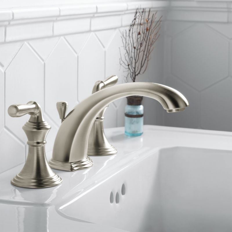 Kohler ® Devonshire ® Widespread Brushed Nickel Bathroom Sink Faucet