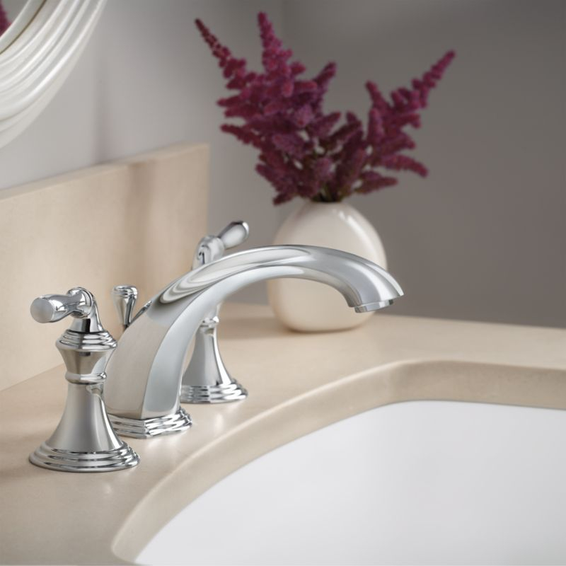 Kohler ® Devonshire ® Widespread Chrome Bathroom Sink Faucet
