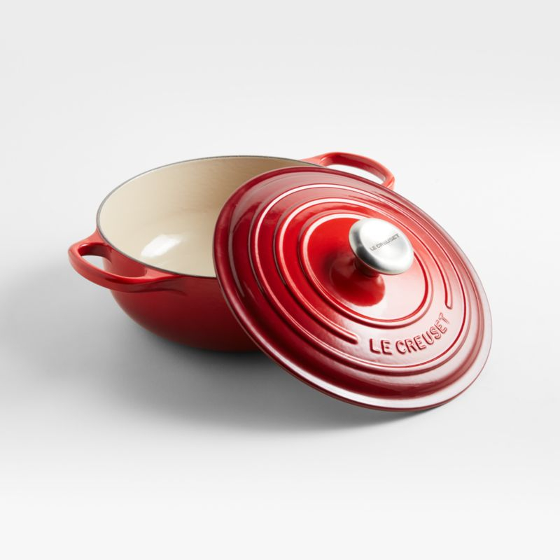 Le Creuset ® Signature 3.5-Qt. Cerise Enameled Cast Iron Sauteuse Oven