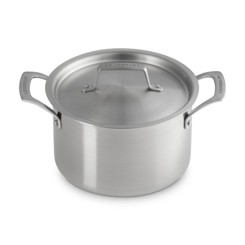 Le Creuset ® Essential Stainless Steel 4-Qt. Deep Covered Stockpot