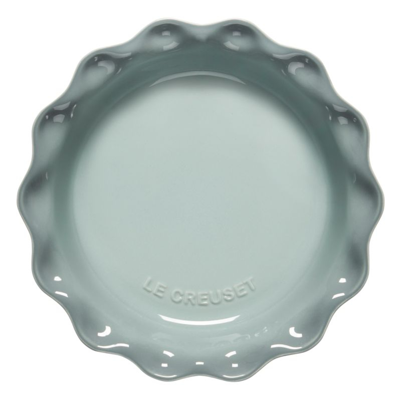Le Creuset ® Heritage 9" Sea Salt Ceramic Pie Dish