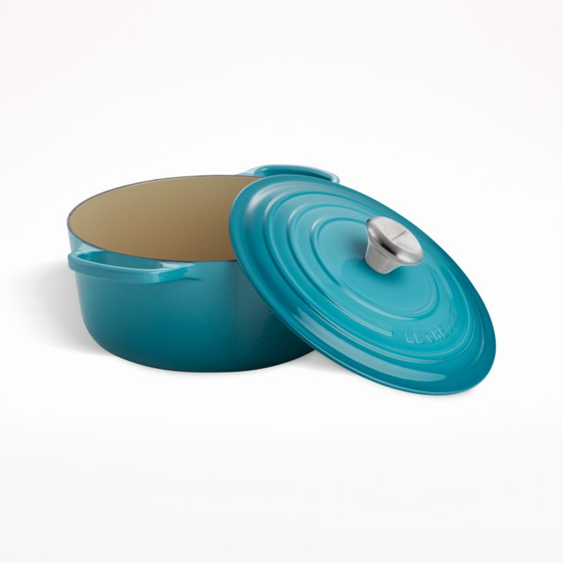 Le Creuset ® Signature 7.25-Qt. Caribbean Blue Enameled Cast Iron Dutch Oven