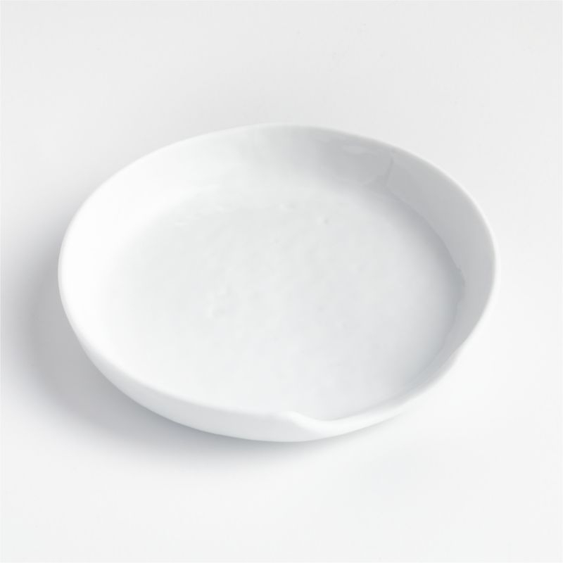 Mercer White Porcelain Spoon Rest