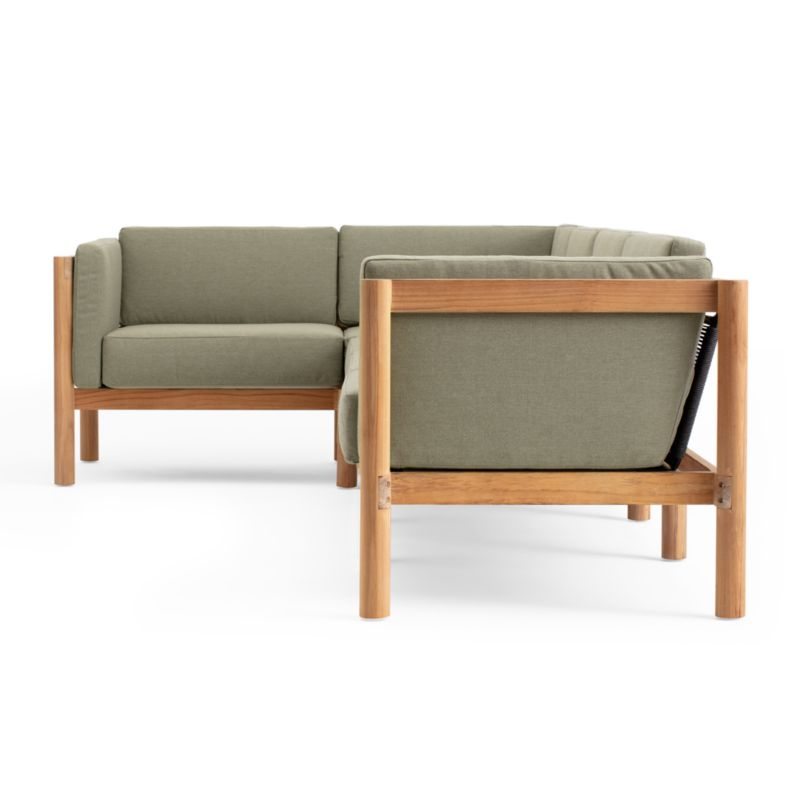 Neighbor ™ Haven Leaf Green 4-Piece Outdoor Sectional