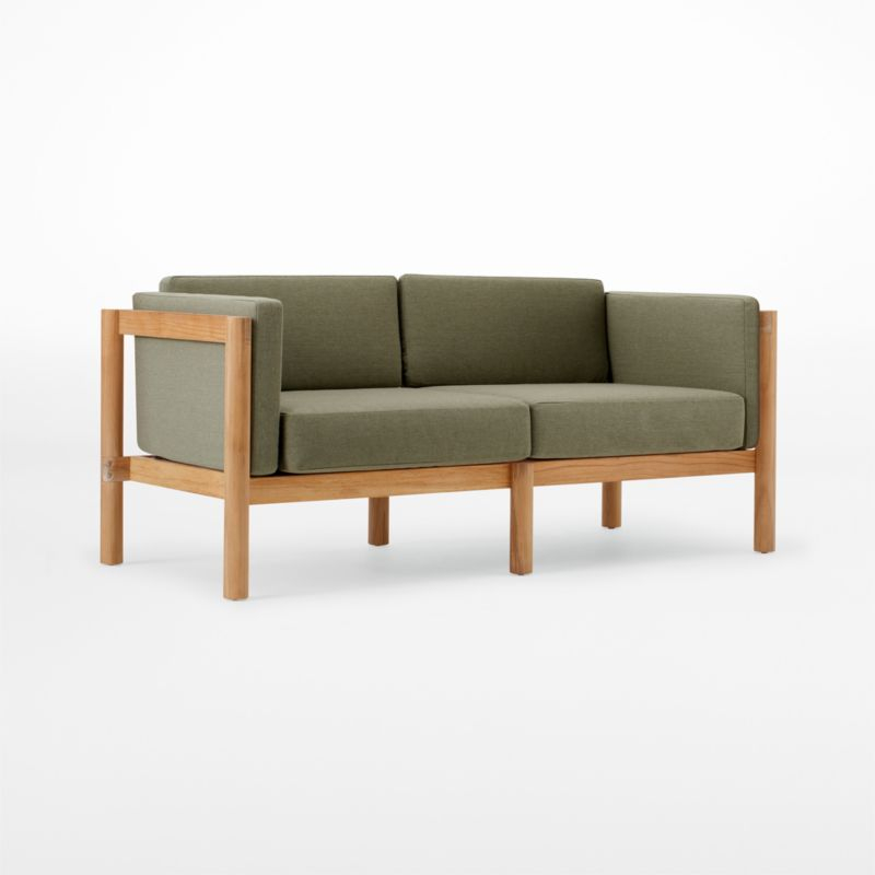 Neighbor ™ Haven 66" Leaf Green Outdoor Loveseat