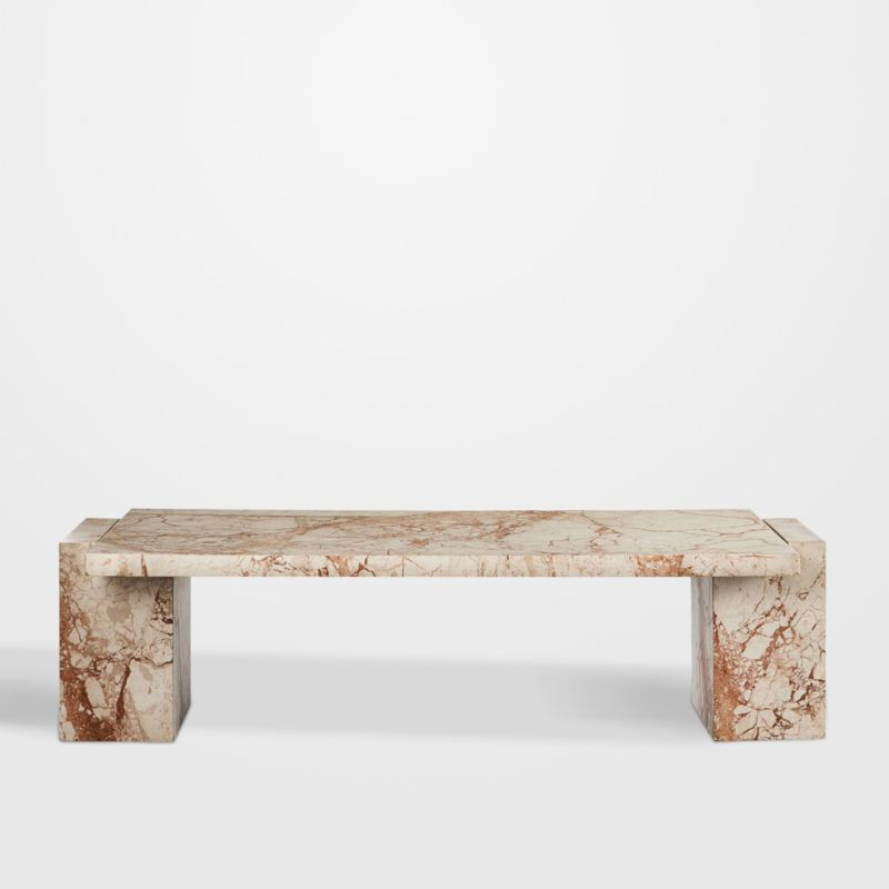 Barredo Coffee Table - Cream Marble
