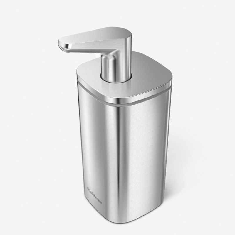 Simplehuman 10oz Pulse Pump, Kitchen Hand Soap Dispenser, Brushed Stainless Steel