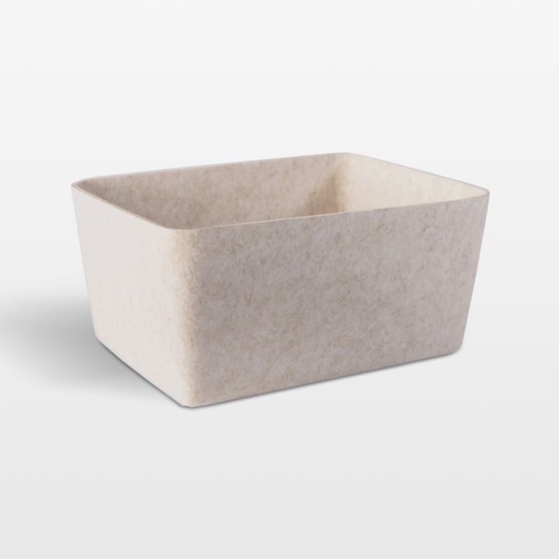 SortJoy Wide Stone Sculpted Storage Bin