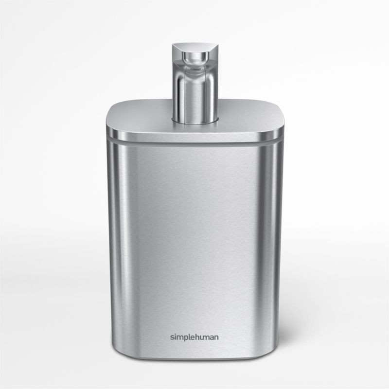 Simplehuman 16oz Pulse Pump, Kitchen Hand Soap Dispenser, Brushed Stainless Steel