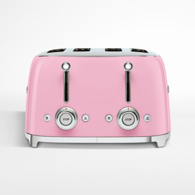 SMEG Pink 4x4-Slice Retro Toaster