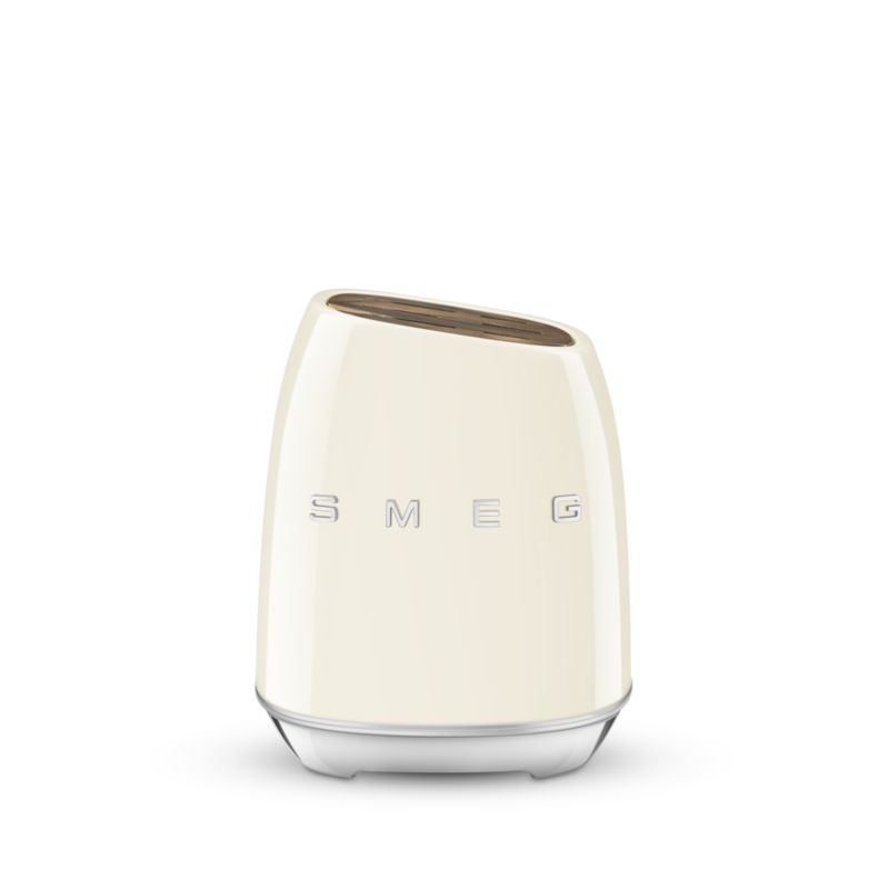 SMEG Creme 7-Piece Knife Block Set