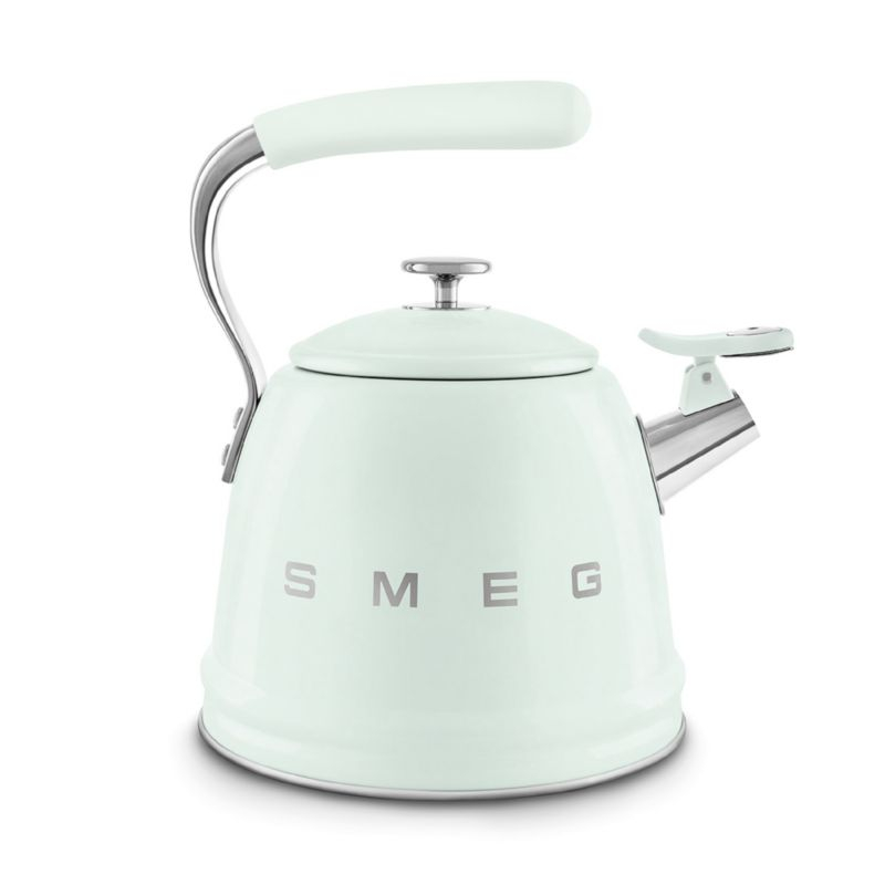 SMEG Pastel Green Whistling Stovetop Kettle