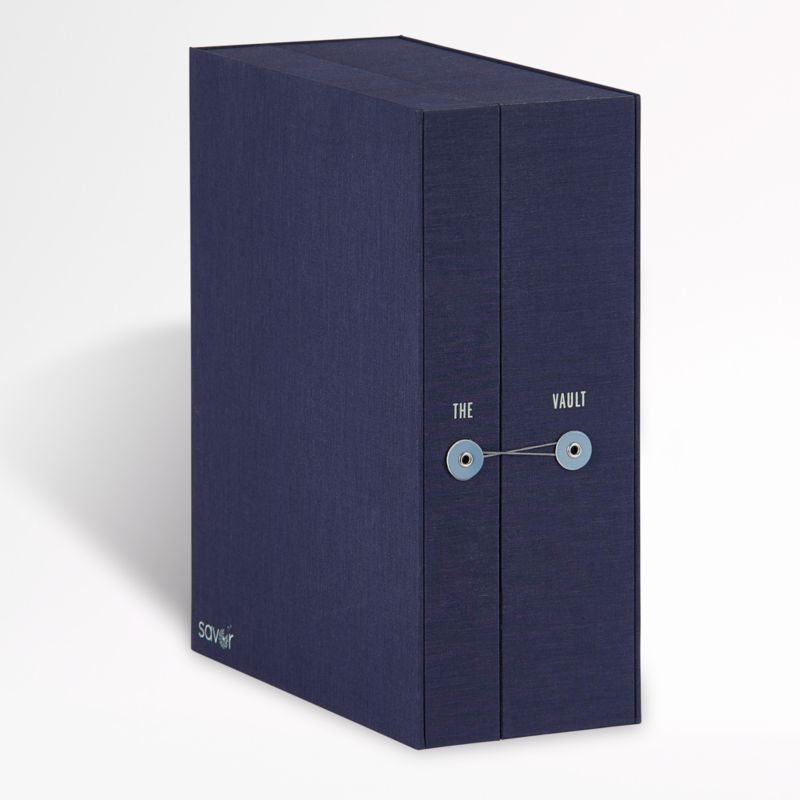 The Vault All-in-One Blue Desk Organizer