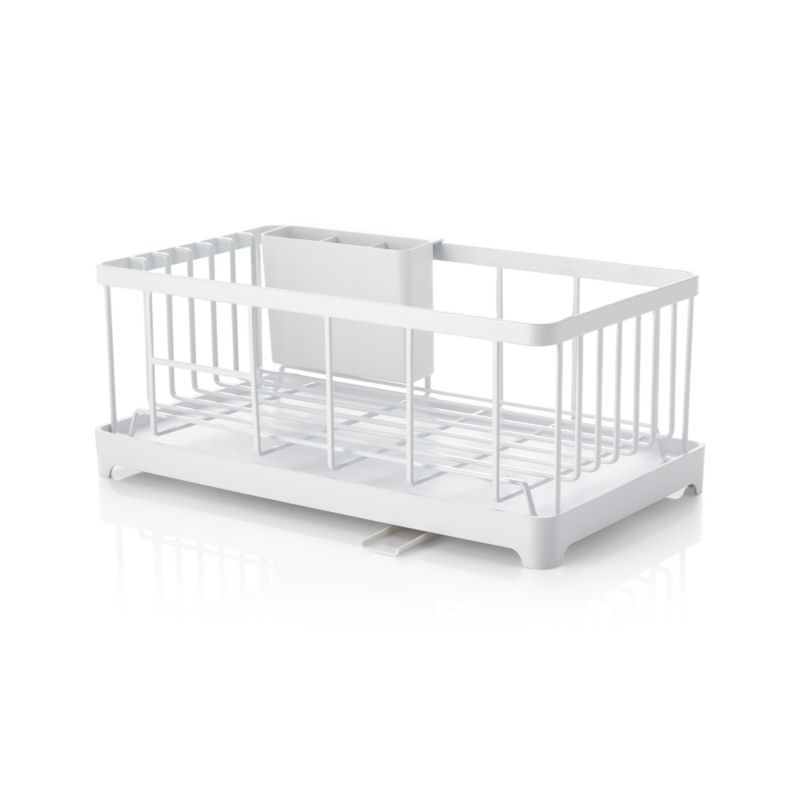 Yamazaki Tower White Wire Dish Drainer Rack