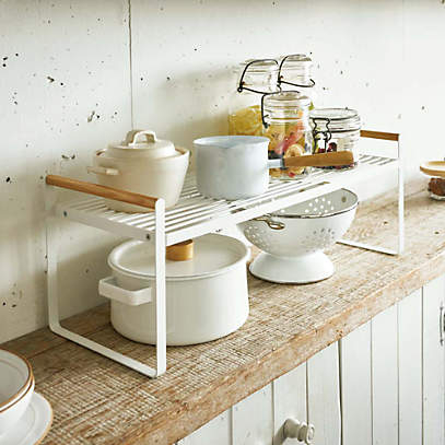 Yamazaki White Tosca Wired Organizer Rack