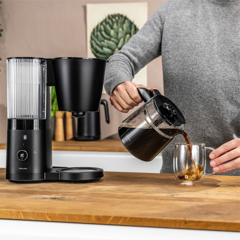 ZWILLING ® Enfinigy Matte Black Glass 12-Cup Coffee Maker
