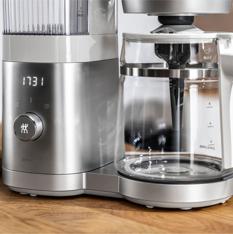 ZWILLING ® Enfinigy Silver Glass 12-Cup Coffee Maker