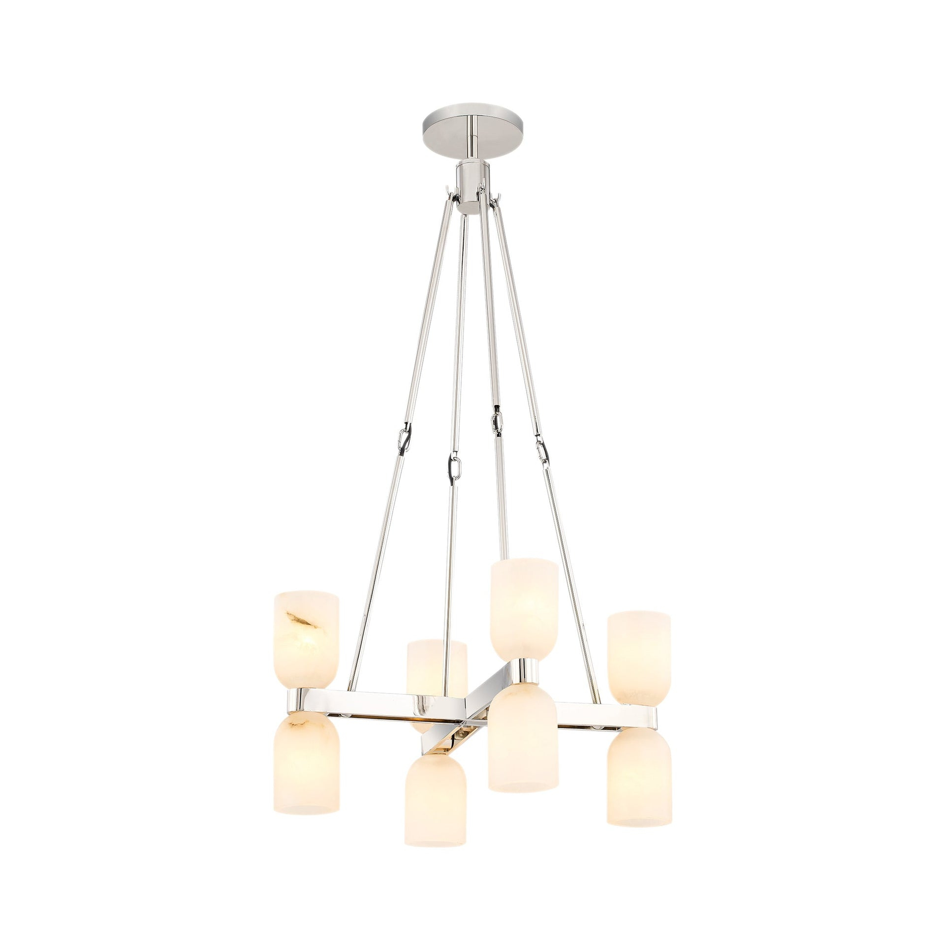 Lucian 8 - Light Modern Linear Chandelier