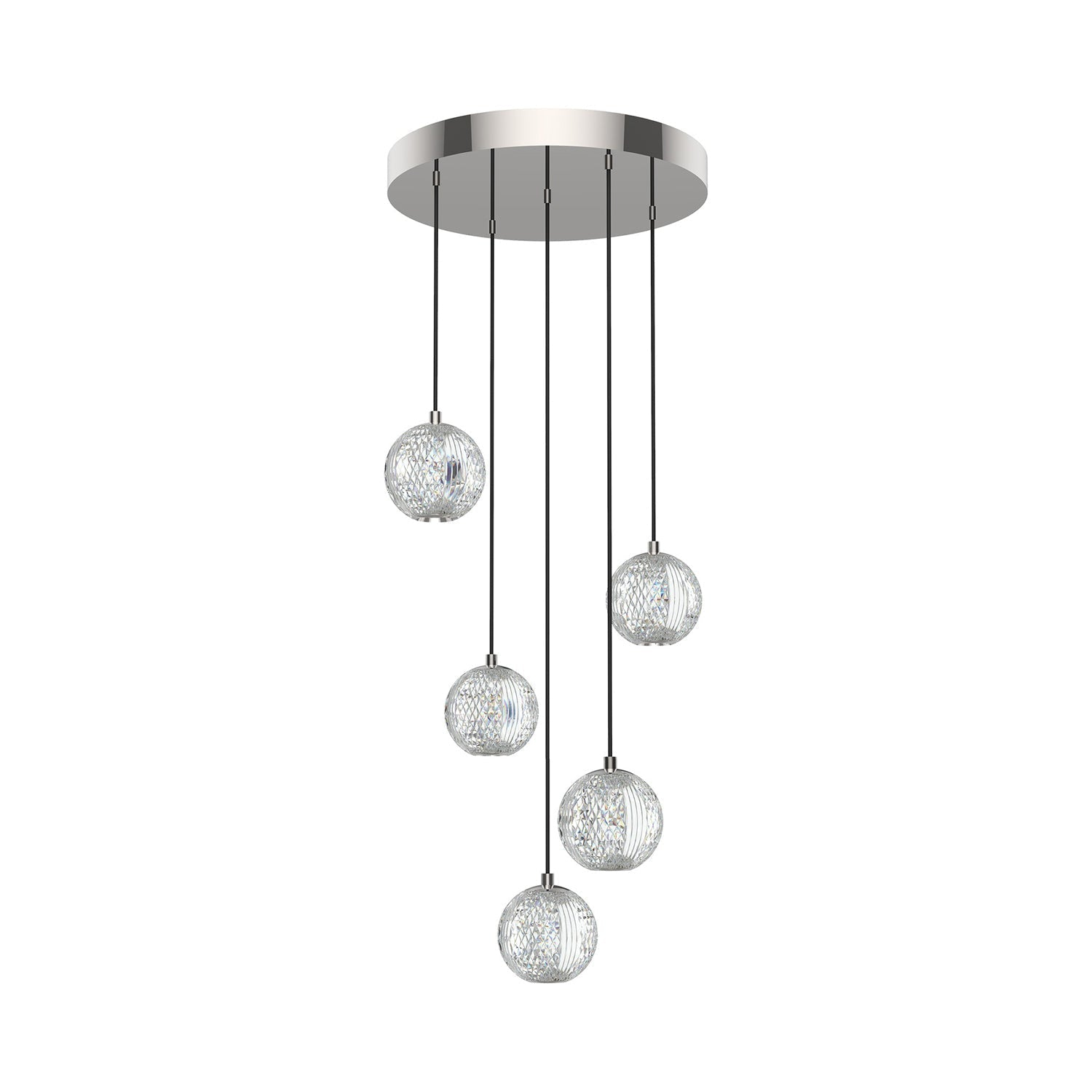 Marni 5 - Light LED Cluster Pendant