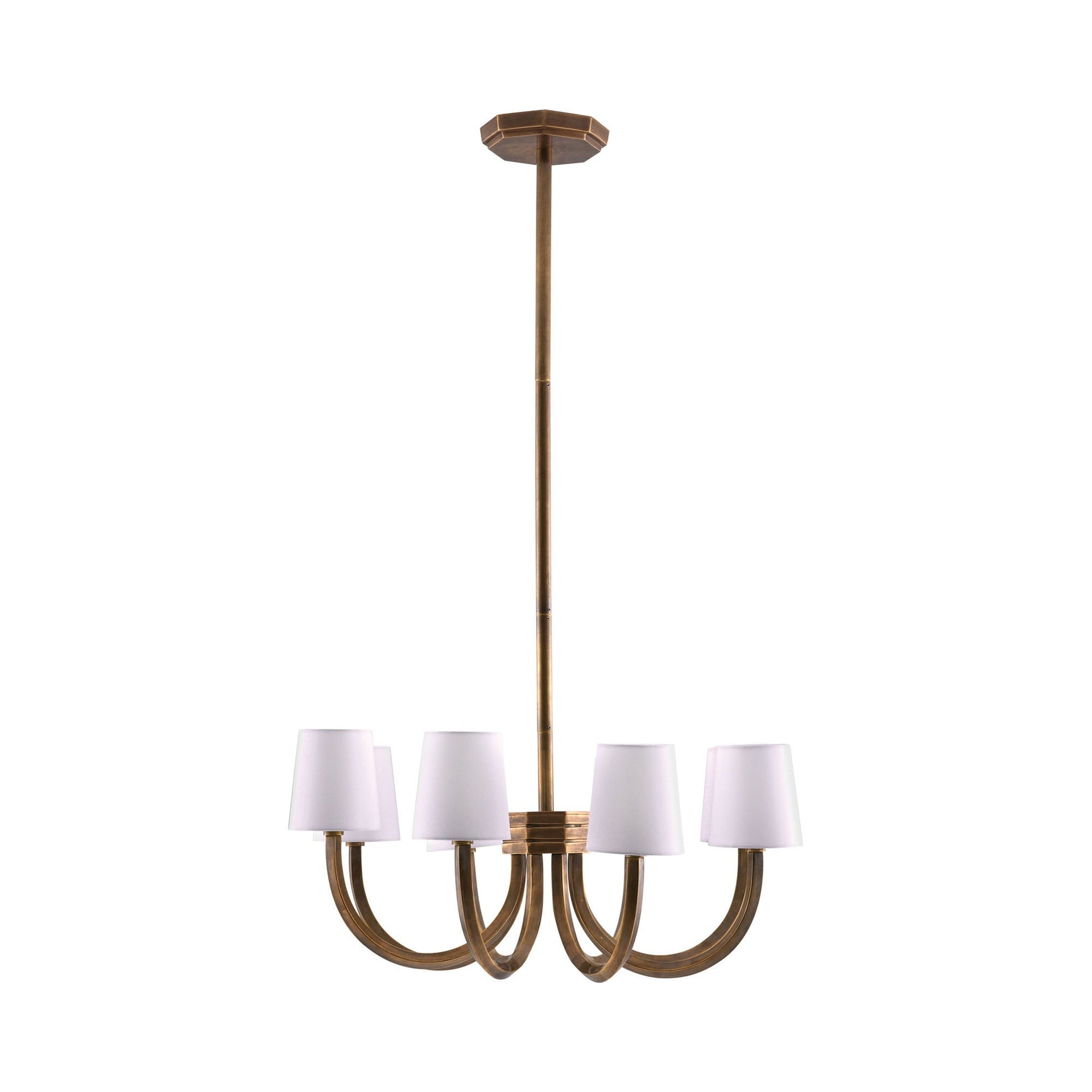 Gaetano Chandelier by Arteriors - Vintage Brass / 26.5" Dia