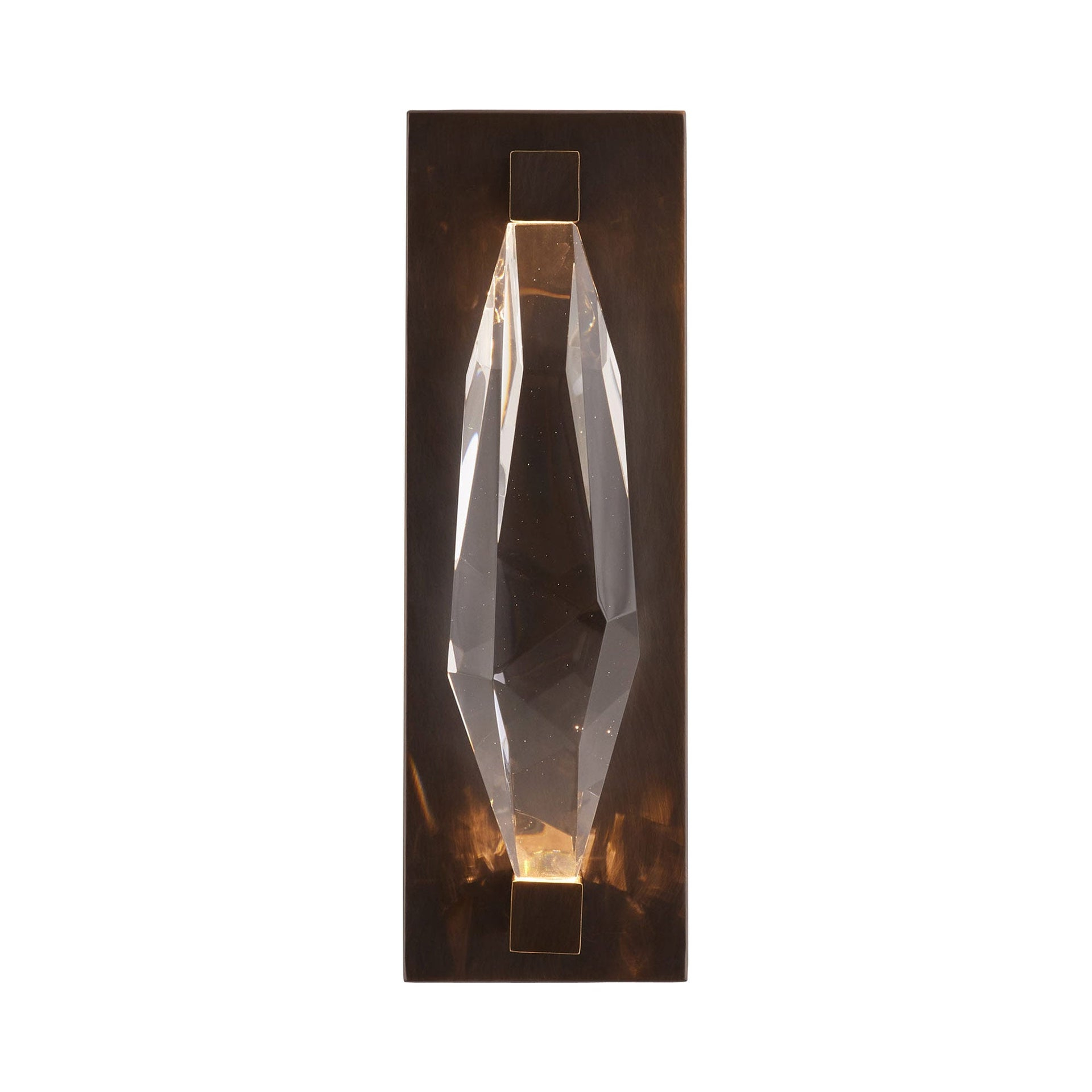 Maisie Bronze and Crystal LED Wall Sconce