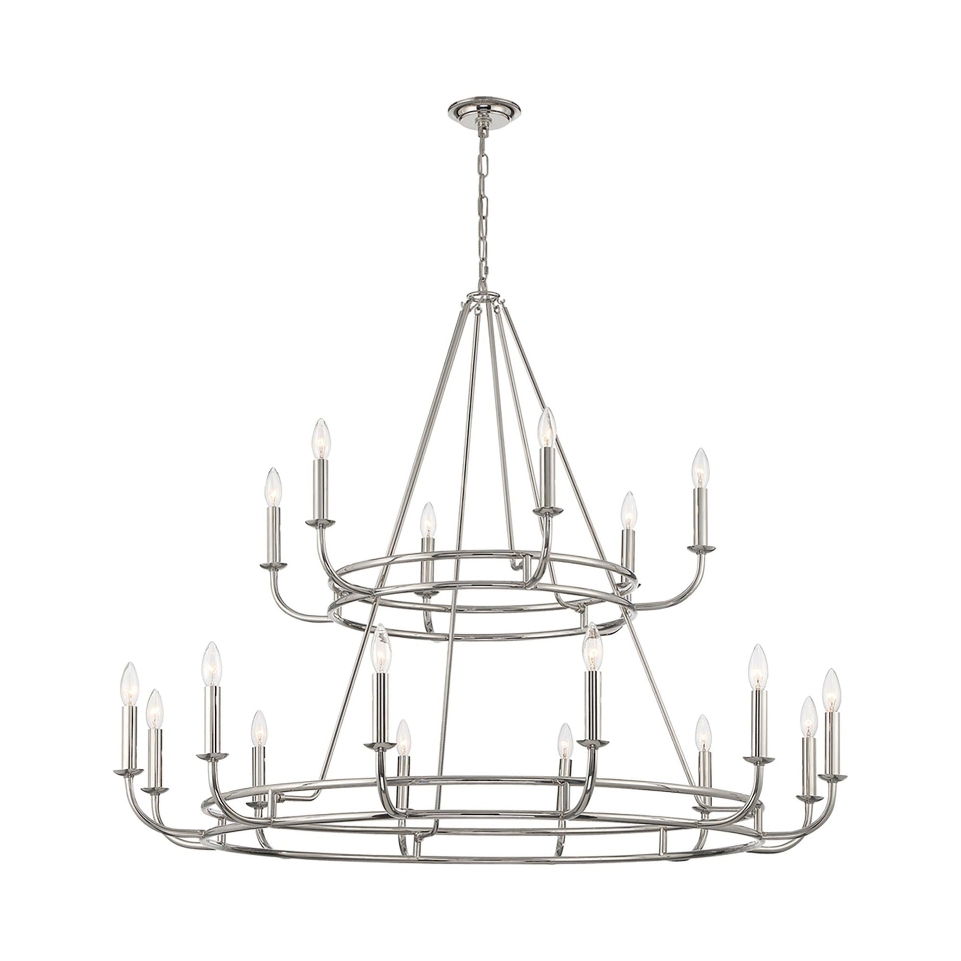 Crystorama Lighting - Bailey - 18 Light Chandelier-39 Inches Tall and 48 Inches