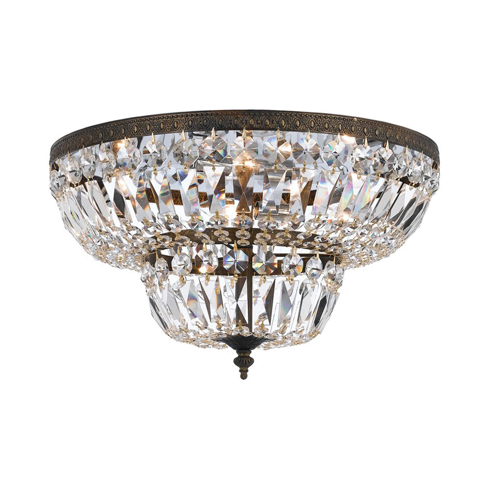 Crystorama Lighting - Six Light Ceiling Mount - Ceiling Mount - 6 Light Flush
