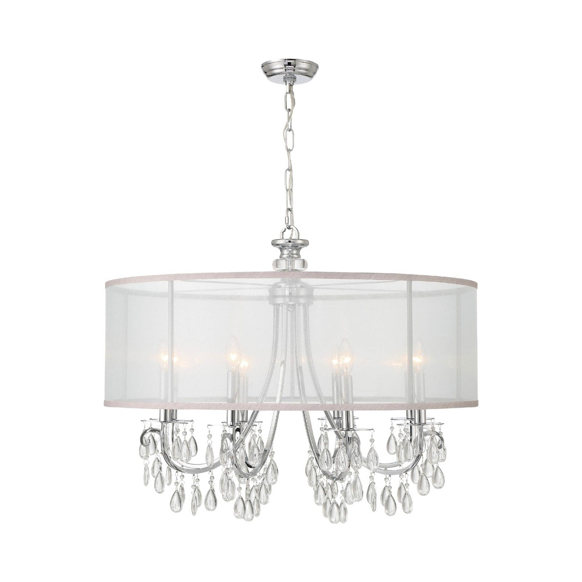 Crystorama Lighting - Eight Light Chandelier - Chandelier - Hampton - Eight