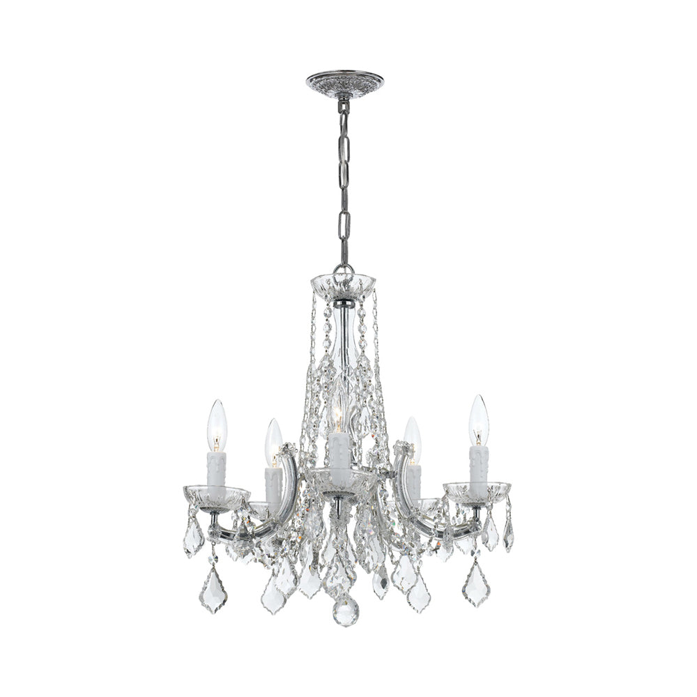 Crystorama Lighting - Five Light Chandelier - Chandelier - Maria Theresa - 5