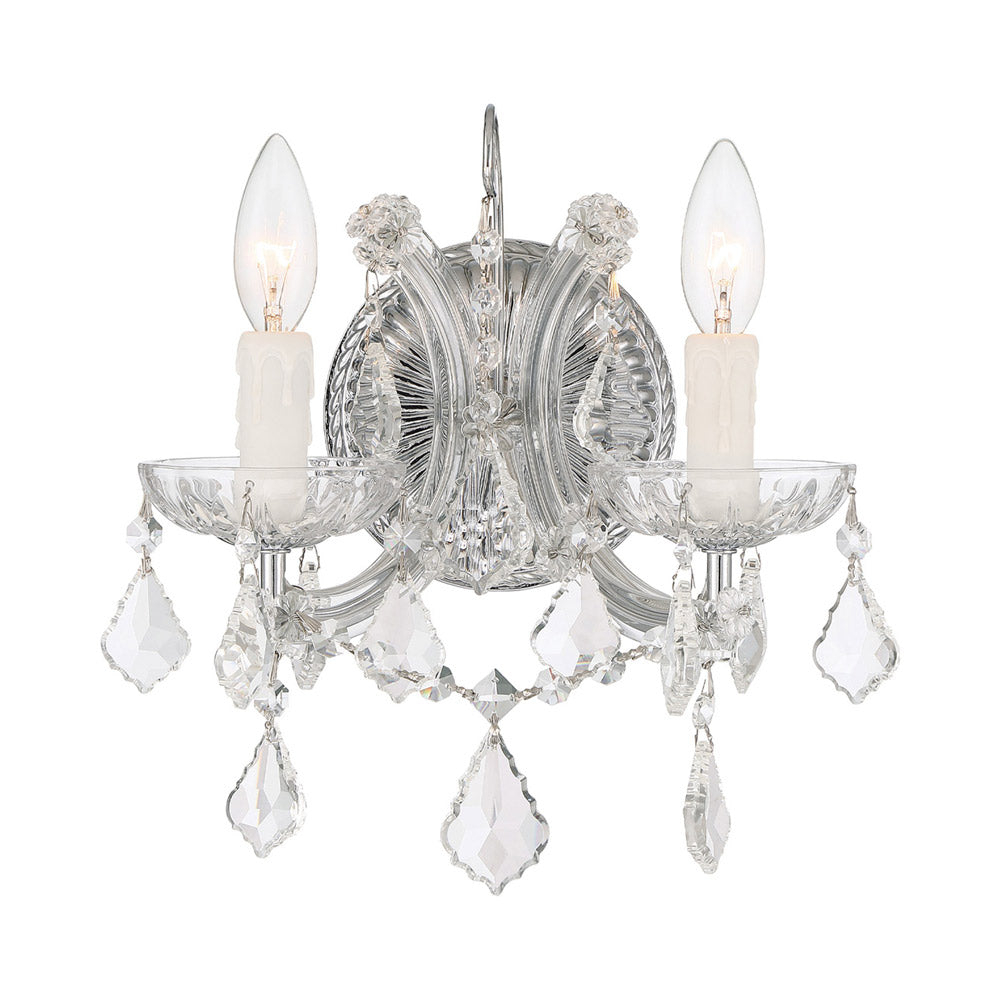 Crystorama Lighting - Three Light Wall Mount - Wall Mount - Maria Theresa -