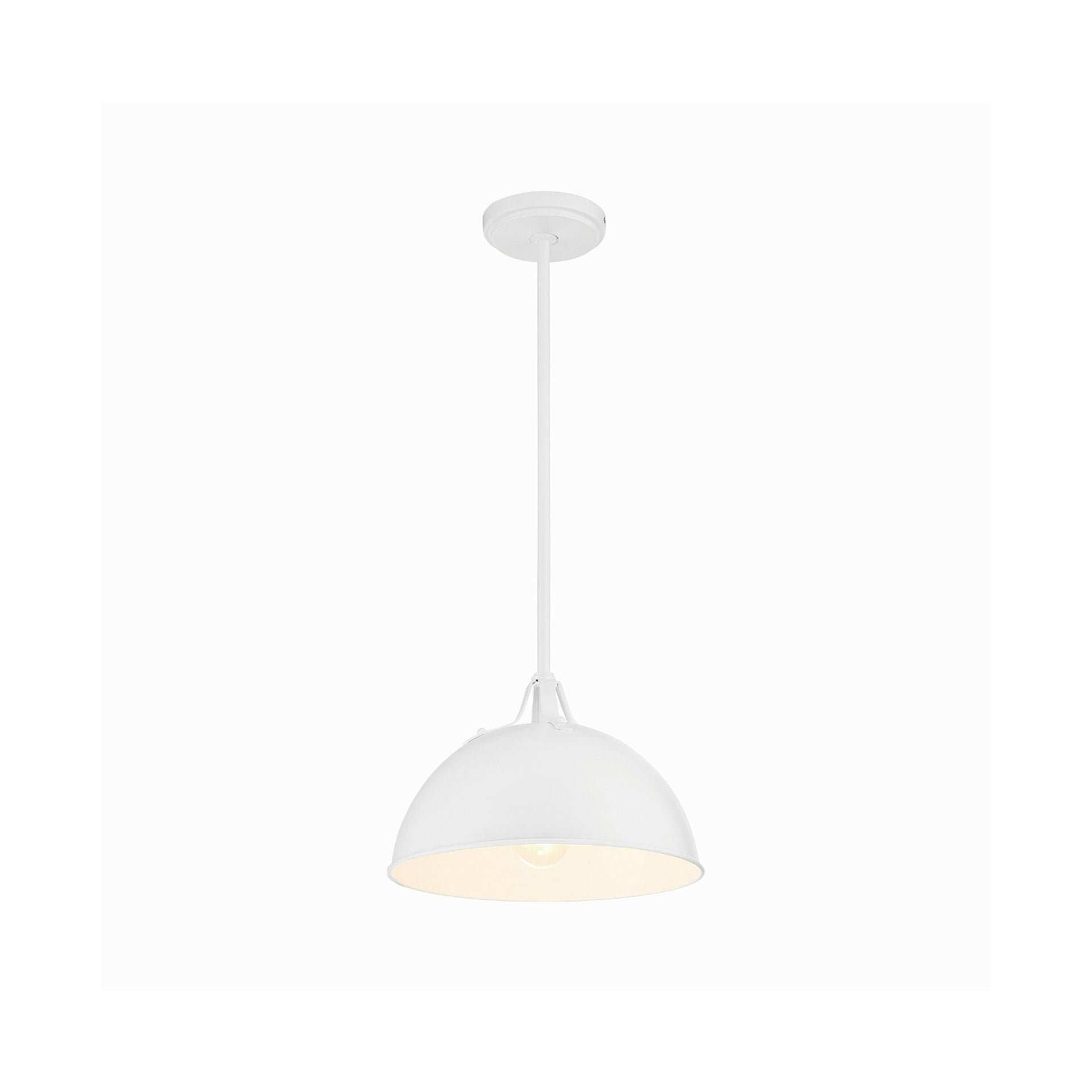 Crystorama Lighting Soto 1 - Light Pendant in  White