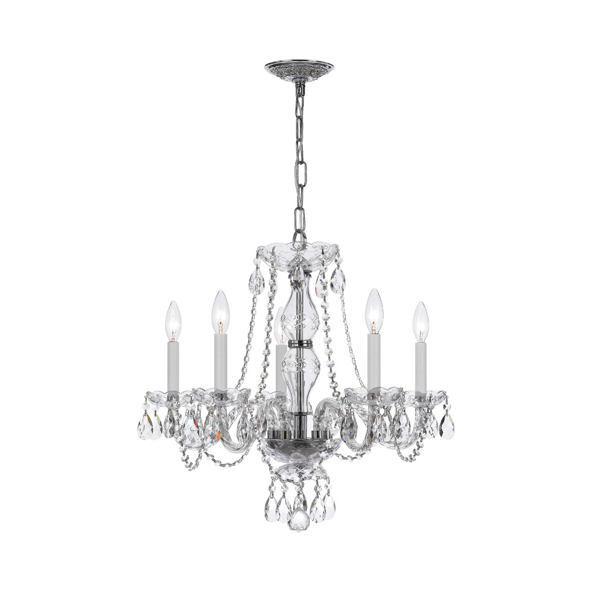 Crystorama Lighting - Five Light Chandelier - Chandelier - Crystal - Five Light